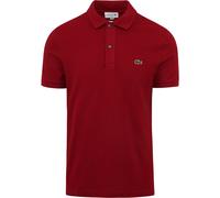 Lacoste Poloshirt Petit Piqué PH4012 Kurzarm Schlanke Passform 2-Knopf Bordeaux L
