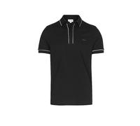 Herren Tennispoloshirt Lacoste Paris Stretch Piqué Regular Fit - Schwarz (XL)