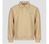 Lacoste Poloshirt Sweatshirt col polo en piqué double face in Beige EU M