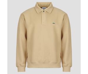 Lacoste Poloshirt Sweatshirt col polo en piqué double face in Beige EU XL