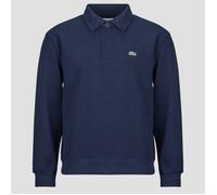 Lacoste Poloshirt Sweatshirt col polo en piqué double face in Marine EU M