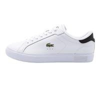 Herren-Sneakers Lacoste Powercourt aus Leder White-Black : 44.5