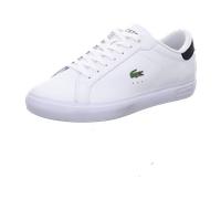 Herren-Sneakers Lacoste Powercourt aus Leder White-Black : 43