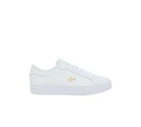 Lacoste Powercourt Damen-Sneaker, 126 3 - Weiß/Gold, 36.5 EU