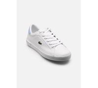 Lacoste Powercourt Kinder Schuhe weiß hellblau - 37
