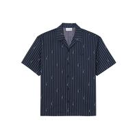 Lacoste Print Twill Shirt 41 / Noir / Blanc