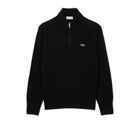 Lacoste Pullover aus Tuchwolle mit Reißverschluss und hohem Kragen Schwarz : 6 - XL