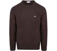 LACOSTE Pullover Herren Regular Fit Rundhals Baumwolle braun, 50 (M)