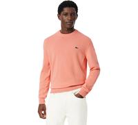 Lacoste Regular Fit Sweatshirt Rundhalspink, Einfarbig