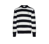 Lacoste Classic Fit Pullover weiss/blau, Gestreift