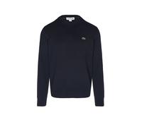 Lacoste Herren Pullover Rundhals AH0128, Männer Basic Strickpulli,Regular Fit,Blau,3 (S)