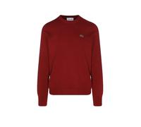 Lacoste Regular Fit Pullover bordeaux, Einfarbig