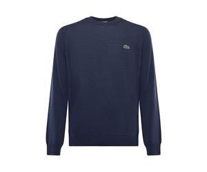 Lacoste Pullover girocollo in lana Blu-3GF da Uomo Mann VII / 2XL VII / 2XL