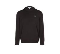Lacoste Regular Fit Pullover dunkelbraun, Einfarbig