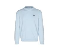 Lacoste Herren Strickpullover mit Bio-Baumwolle Regular Fit, hellblau, Gr. 5