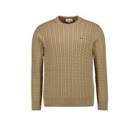 LACOSTE Pullover Herren Regular Fit Rundhals Baumwolle braun, 58 (3XL)