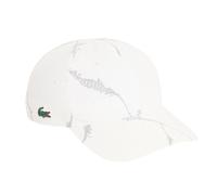 Lacoste Reflective Print Cap weiß grau grün