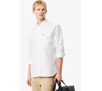 Lacoste Regular Fit Freizeithemd aus reiner Baumwolle in Weiss, Größe 39