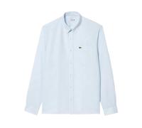 Lacoste - Regular Fit Leinenhemd - - Shirts - Herren - Blau - M