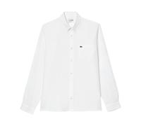 Lacoste - Regular Fit Leinenhemd - - Shirts - Herren - Weiß - M