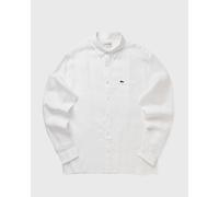 Lacoste Herren Oberhemd Langarm CH5692, Männer Hemd,Button-down,einfarbig,Regular Fit,Weiß,40