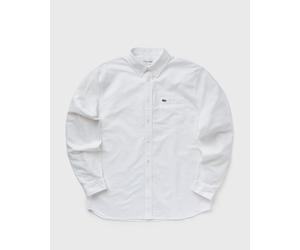 Lacoste Regular Fit Oxford Shirt men Longsleeves white in Größe:XS