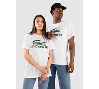 Lacoste Regular Fit Printed Cotton T-Shirt white Gr. XL
