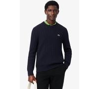 Lacoste Regular Fit Pullover dunkelblau, Zopfmuster