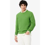 Lacoste Regular Fit Strickpullover aus Baumwoll-Mix in Gruen, Größe XL