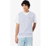 Lacoste Regular Fit Pullunder blau, Einfarbig