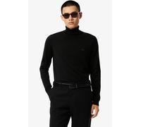 Lacoste Regular Fit Rollkragenpullover schwarz, Einfarbig