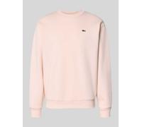 Lacoste Regular Fit Sweatshirt aus Baumwoll-Mix in Hellrosa, Größe L