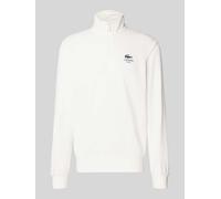 Lacoste Regular Fit Sweatshirt aus reiner Baumwolle Modell 'HERITAGE' in Offwhite, Größe XS