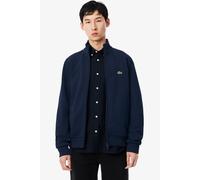 LACOSTE Herren Sweatjacke mit Stehkragen - Zipped Fleece Sweatshirt, Regular Fit S Blau