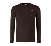 Lacoste Regular Fit Sweatshirt Rundhalsdunkelbraun, Einfarbig