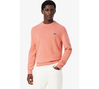 Lacoste Regular Fit Sweatshirt Rundhalspink, Einfarbig