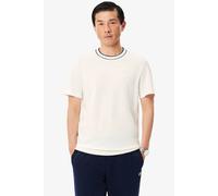 Lacoste T-Shirt Tonal Kurzarm weiß rein - M