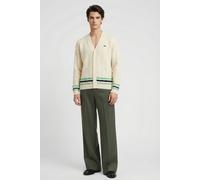 Lacoste Fuzzy Wool Tennis Cardigan Lapland Weiß L