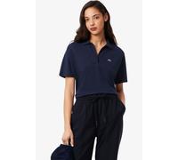 Lacoste Relaxed Fit Damen Poloshirt dunkelblau, Einfarbig