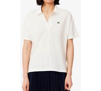 Lacoste Relaxed Fit Damen Poloshirt ecru, Einfarbig
