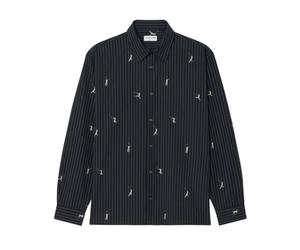 Lacoste Relaxed Fit Embroidered Cotton - blackbird (L)