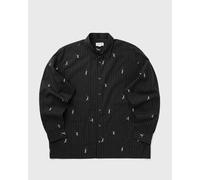 Lacoste Relaxed Fit Embroidered Cotton Shirt men Longsleeves black in Größe:S