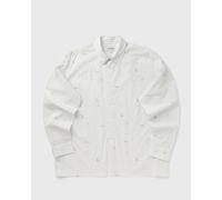 Lacoste Relaxed Fit Embroidered Cotton Shirt men Longsleeves white in Größe:M