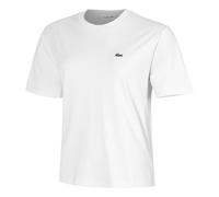 Lacoste Relaxed Fit Plain Soft T-Shirt Damen-Weiß in weiß, Größe: XS (nur noch wenige Artikel verfügbar)