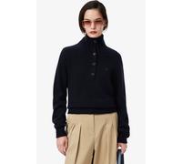 Lacoste Relaxed Fit Pullover dunkelblau, Einfarbig