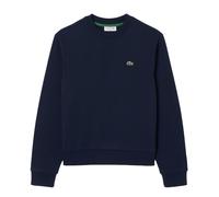 Lacoste Relaxed Fit Fleece Damen Sweatshirt marineblau - 38