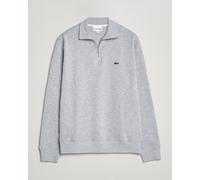 Lacoste Rib Interlock Half Zip Silver Chine Grau XXL
