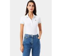 Lacoste RIBBED COLLAR SHIRT Halbarm Polo weiß 36 (100000410711)