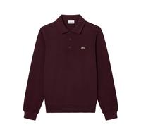 Lacoste Ribbed Cotton Polo Collar Sweatshirt L / Chestnut Brown