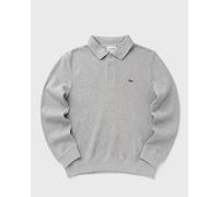 Lacoste Ribbed Cotton Polo Collar Sweatshirt men grey in Größe:XL